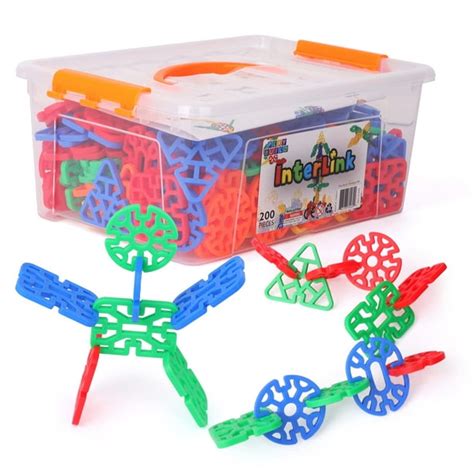 Play Build Interlinks Connector Building Toys Interlocking Stem Toys