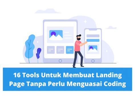 tools  membuat landing page  perlu coding