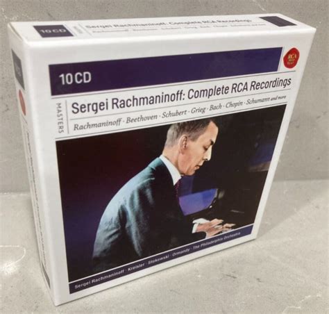 Complete RCA Recordings By Rachmaninoff Rachmaninoff Sergei CD