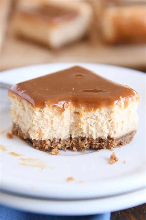 Dulce De Leche Cheesecake Bars Mels Kitchen Cafe