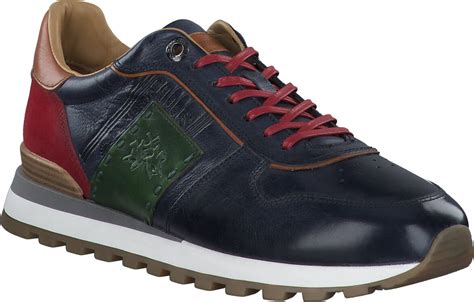 La Martina Herren Sneaker Aus Leder 244101974389 Blau Online Shoppen Juppen