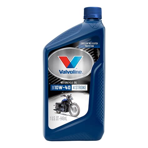 Valvoline 4 Stroke Motorcycle Sae 10w 40 Conventional Motor Oil 1