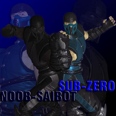 Mortal Kombat Sub Zero And Noob Saibot By DOOM4Rus On DeviantArt