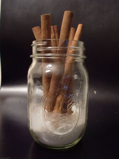 DIY Cinnamon Stick Air Freshener In Mason Jar