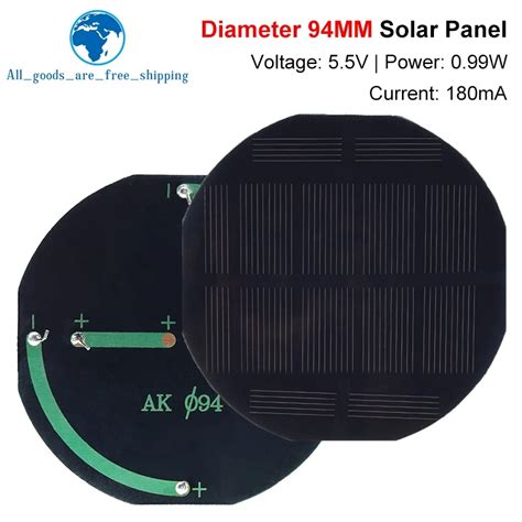 Tzt Painel Solar Painel Policristalino Mini Sunpower Sistema Solar