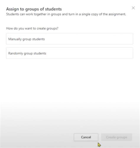 How To Create A Group Assignment In Class Teams Cloud Design Box