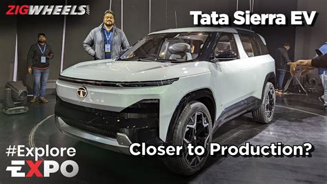 Tata Sierra EV And ICE Both Auto Expo 2023 Exploreexpo YouTube