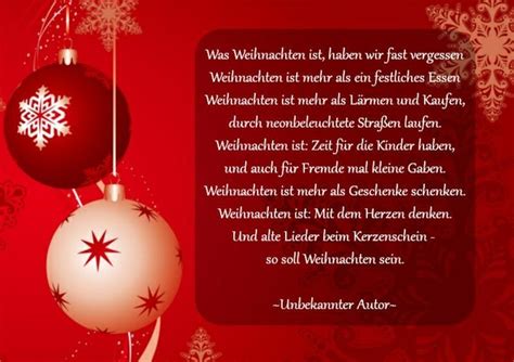 Schöne weihnachtliche Sprüche von bekannten und unbekannten Autoren