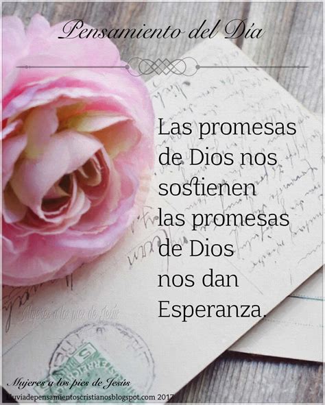 Lluvia de Pensamientos Cristianos: Las promesas de Dios