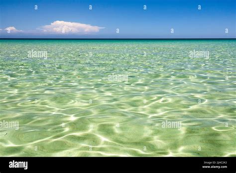 Shallow Sea Water Surface With Light Reflection Stock Photo Alamy
