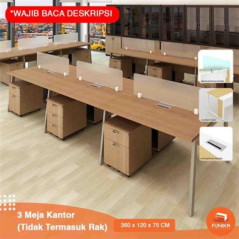 Jual Funika Office Desk Uod Meja Belajar Minimalis Meja Kantor