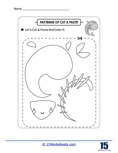 Cut And Paste Patterns Worksheets 15