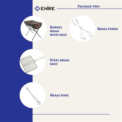 Outdoor Braai Kit Online Ehire Ignite Events