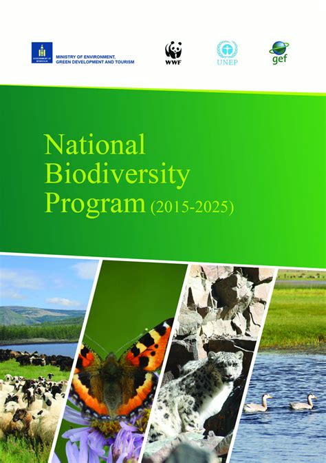 National Biodiversity Program 2015 2025 Wwf