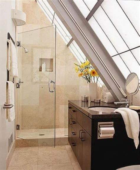 38 Practical Attic Bathroom Design Ideas - DigsDigs