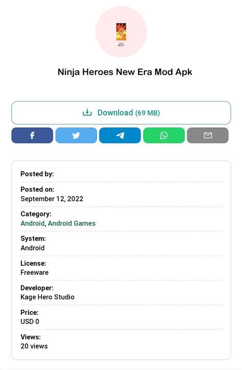 Ninja Heroes New Era Mod Apk Unlimited Gold Gacha