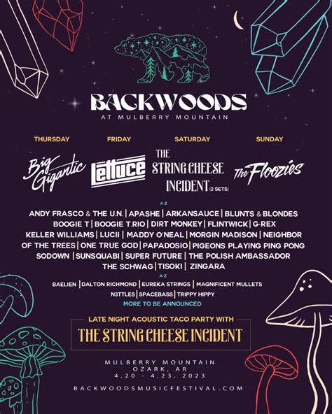 Backwoods 2023 The String Cheese Incident