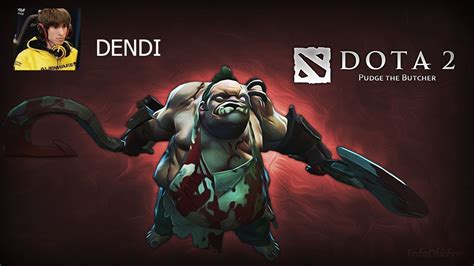 Dendi Pudge Dota 2 Gameplay Youtube