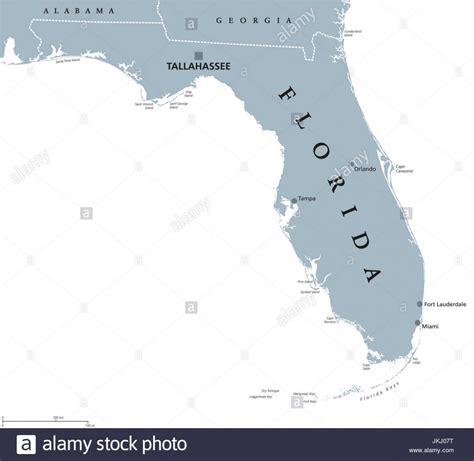 Tallahassee On The Map Of Florida Free Printable Maps