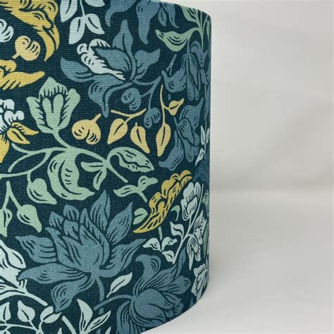 William Morris Mallow Drum Lampshade Fait Par Moi