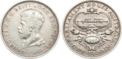 Australien Florin Shillings Georg V Ss Ma Shops