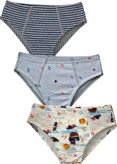 Kit 6 Cueca Infantil Slip Everly Armário Infantil