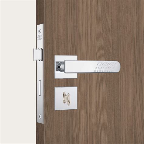 Fechadura Banheiro Roseta Quadrada Inox Rq Stam Pontal