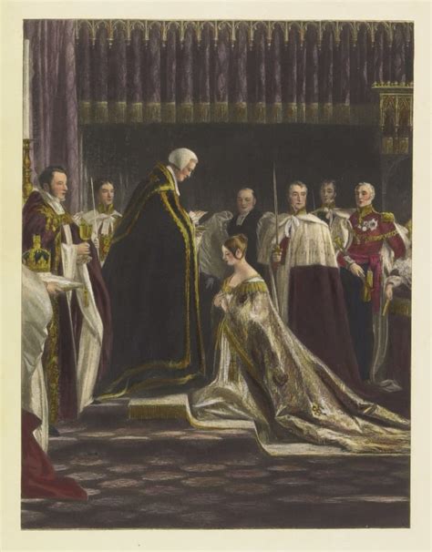 Le Sacre De La Reine Victoria En 1837 Inconnu Daprès Charles Robert