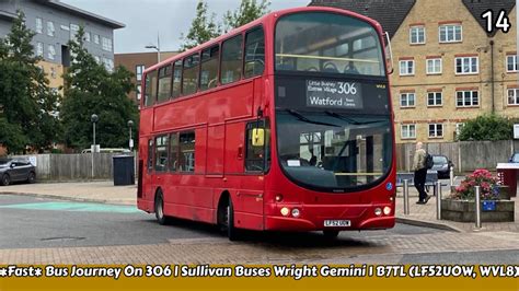 Fast Hoover Bus Journey On The 306 Sullivan Buses Wright Gemini 1