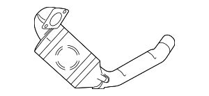 Ford Catalytic Converter F Gz E F Oem Parts Online