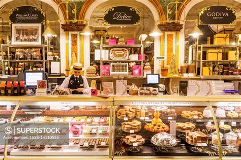 England London Knightsbridge Harrods Food Hall Chocolate Counter