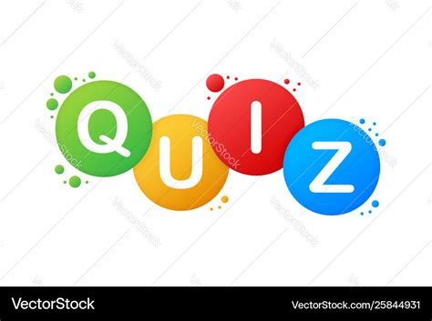 Quiz Logo With Speech Bubble Symbols Concept Vector Image