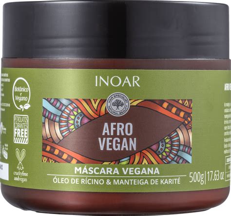 M Scara Inoar Afro Vegan Capilar Beleza Na Web