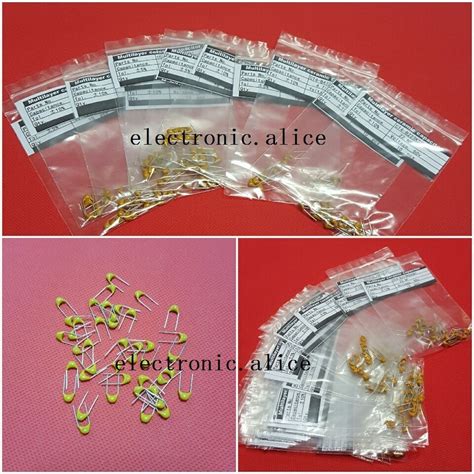 20X18 Values 360pcs Multilayer Ceramic Capacitors Assortment Kit 5pF