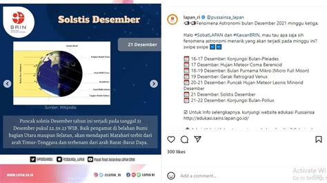 LAPAN Membenarkan Adanya Fenomena Solstis 21 Desember 2021 ShowBiz