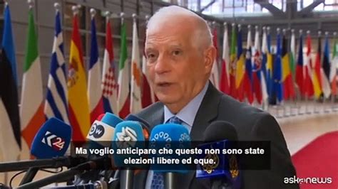 Borrell Ue Elezioni Russe Basate Su Repressione E Intimidazione