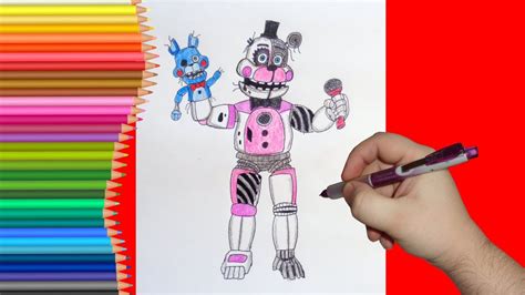 How To Draw Old Funtime Freddy Fnaf