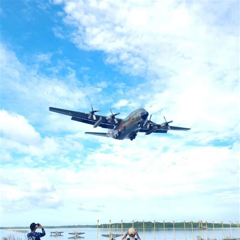 Pesawat Hercules TNI AU Mendarat Mulus Di Natuna Jadi Inspirasi Lomba