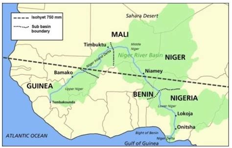 The Map Of Niger River Basin Source Kfw 2010 Download Scientific Diagram