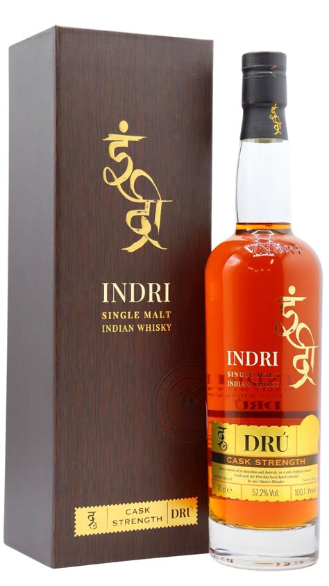 Indri Dru Cask Strength Indian Single Malt Whisky 70CL Nationwide