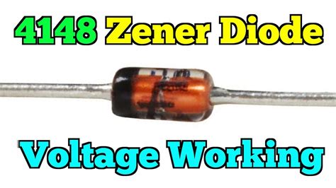 4148 Zener Diode Voltage Working Zener Diode In Hindi Electronics