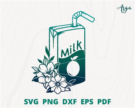 Milk Svg Bundle Milk Bottle Svg Milk Carton Svg Milk Glass Etsy