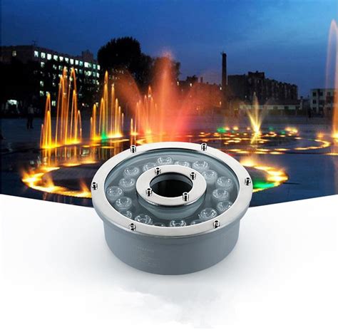 Led Ring Fountain Light Ip Waterproof V V Pond Lights Underwater