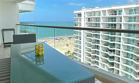 Cozy Condo In Cartagena Ocean Frontradisson Condo 5 Mins From The