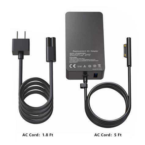 Charger Power Adapter For Microsoft Surface Pro 3 4 5 6 Laptop 2 Go 15V ...