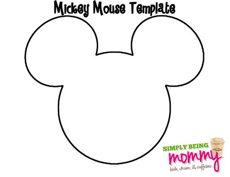 Mickey Mouse Template Printable