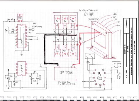 Circuit Diagram Of Ups 500w