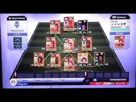 FIFA 13 Ultimate Team EPIC Hybrid Squad 2 3 Million Ft Ronaldo