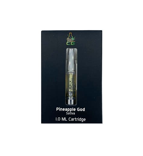 Cg Extracts Premium Cartridge Pineapple God 1ml Wtf Cannabis