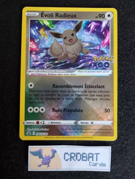 CARTE POKEMON EVOLI Radieux SWSH230 Promo Pokémon GO 2021 Mint